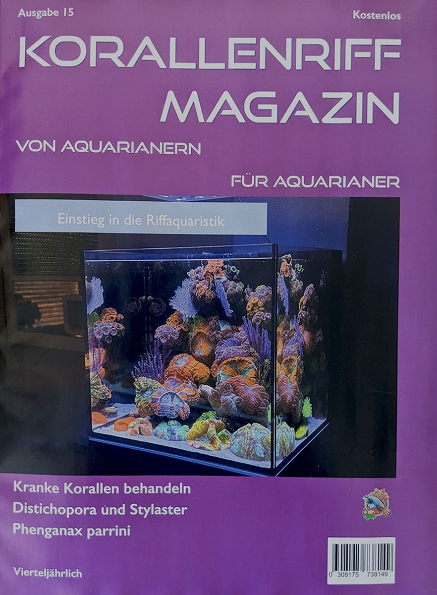 Meeresaquaristik News: The new Korallenriff-Magazin issue 15 free of charge with your next order