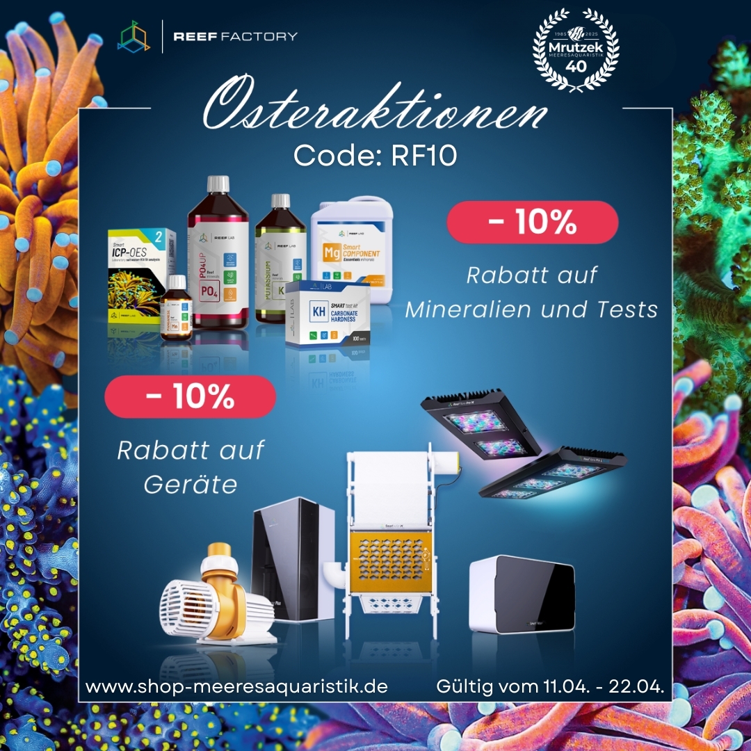 Reef Factory 10% easter sale