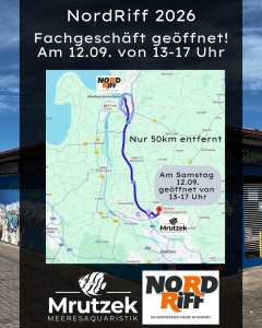 Meeresaquaristik News: Geänderte Öffnungszeiten während der NordRiff 2026